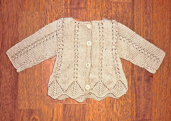 gilet tricot naissance