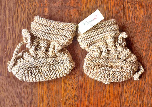 Chaussons tricotés bébé