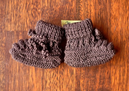 chaussons laine bébé