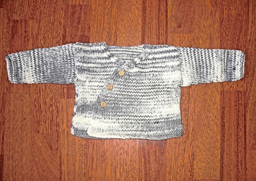 gilet tricot bébé