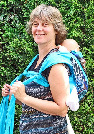 Porte-bébé dorsal à poche