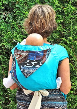Porte-bébé à poche mei taï ombu