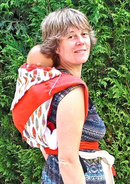 Porte-bebe a poche ombu chinois