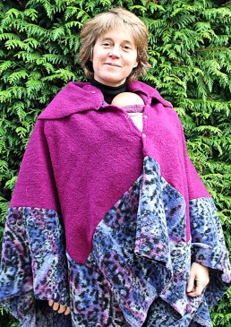 Poncho de portage et grossesse