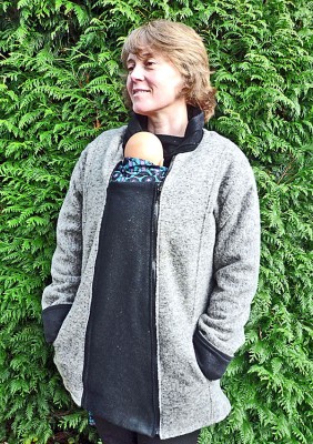 Manteau de portage bébé